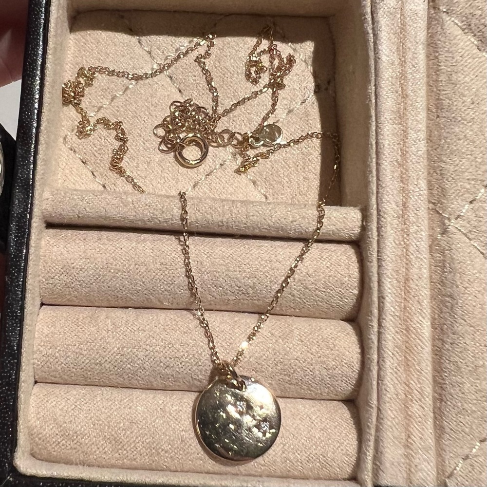 Mejuri Sagittarius Charm Pendant with Chain